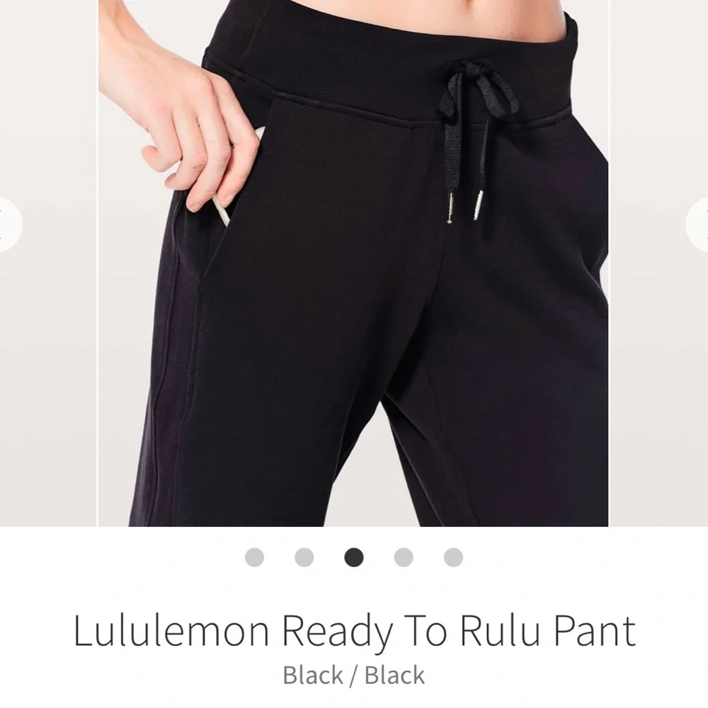 lululemon athletica Women’s Black Ready To Rulu Pant - Picture 1 of 5